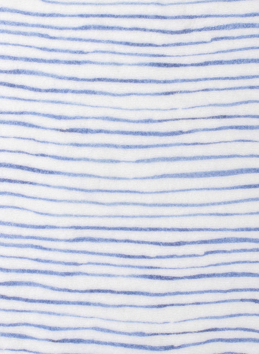 Walker Terry Romper - Wave Stripe