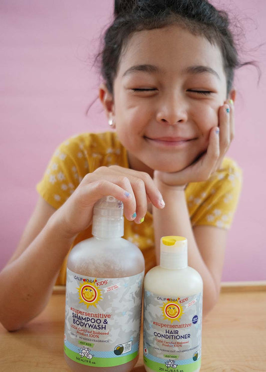 (No Fragrance) Kids #SuperSensitive⢠Shampoo + Conditioner Bundle