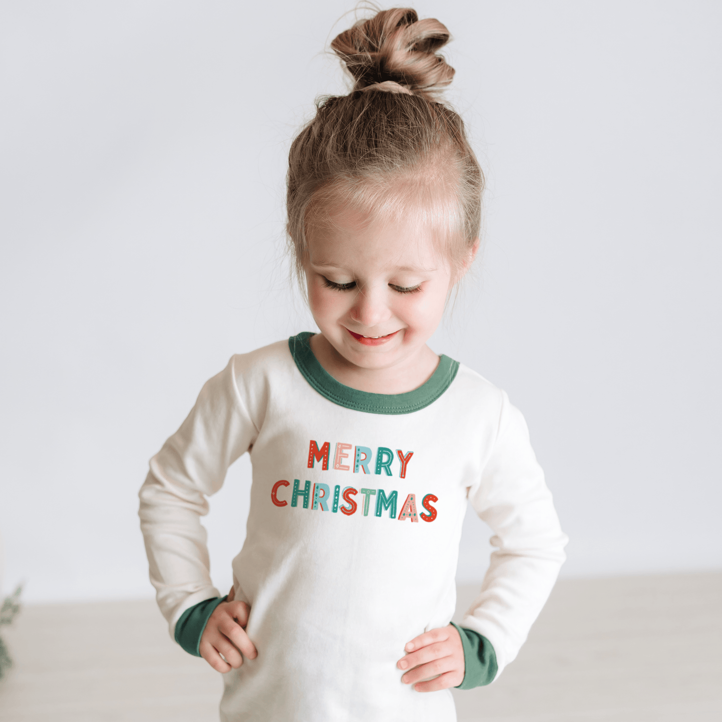 pajamas | merry christmas green