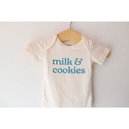 Milk & Cookies Organic Cotton Baby Onesie