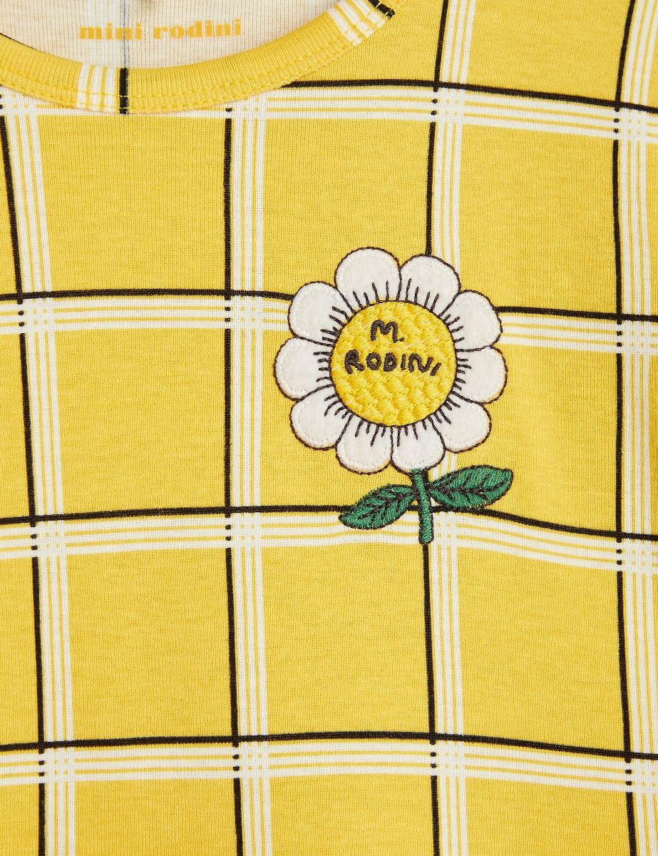 Check Short Sleeve Dress