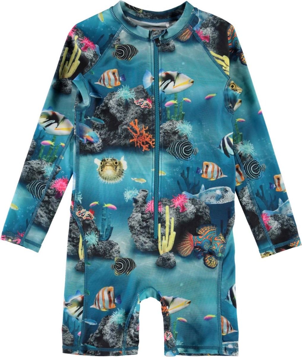 Long Sleeve UV Swimsuit, Ocean Living