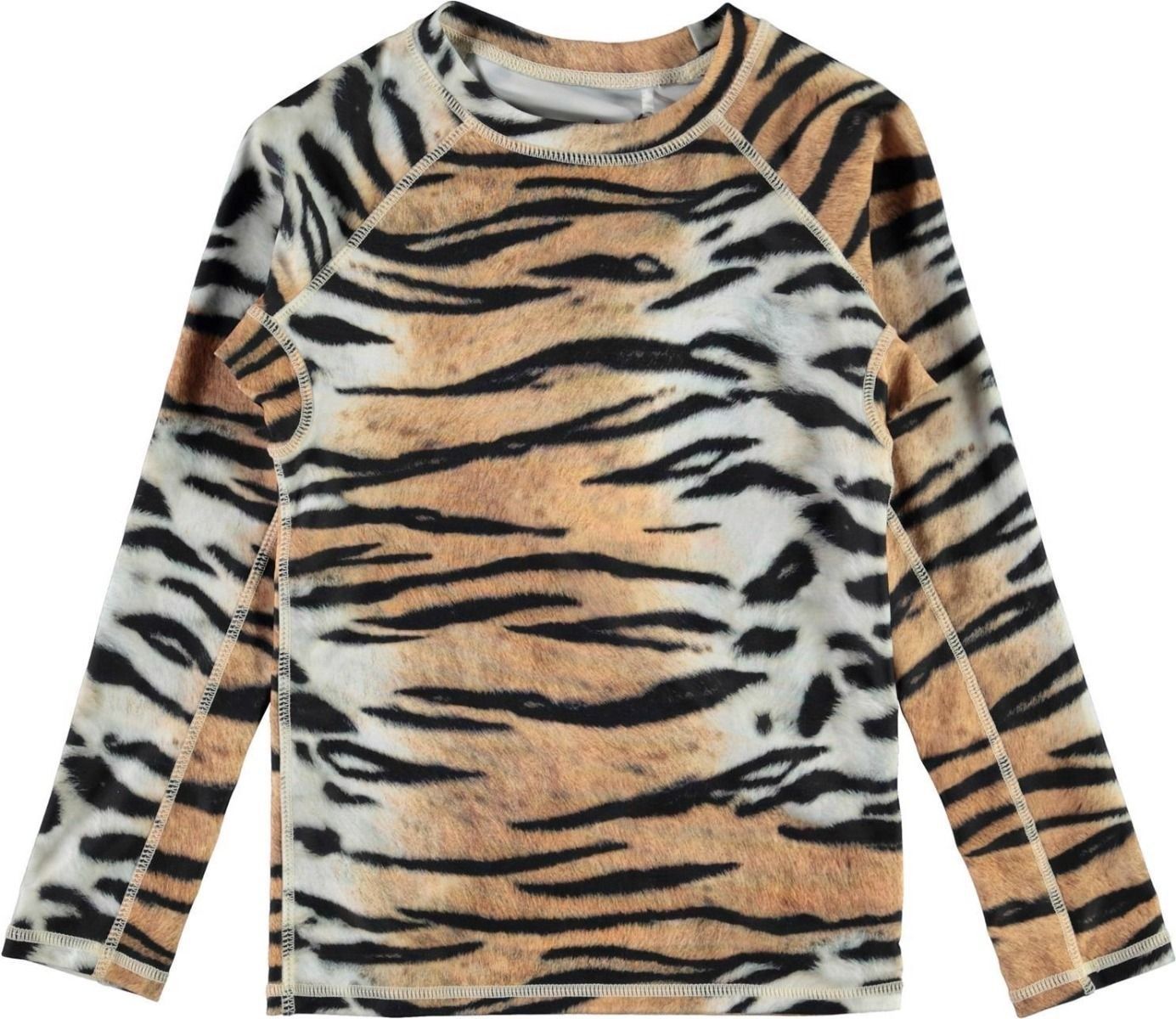 Neptune Long Sleeve Rash Guard, Tiger Stripes