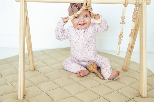 Neutral Round Baby Play Mat