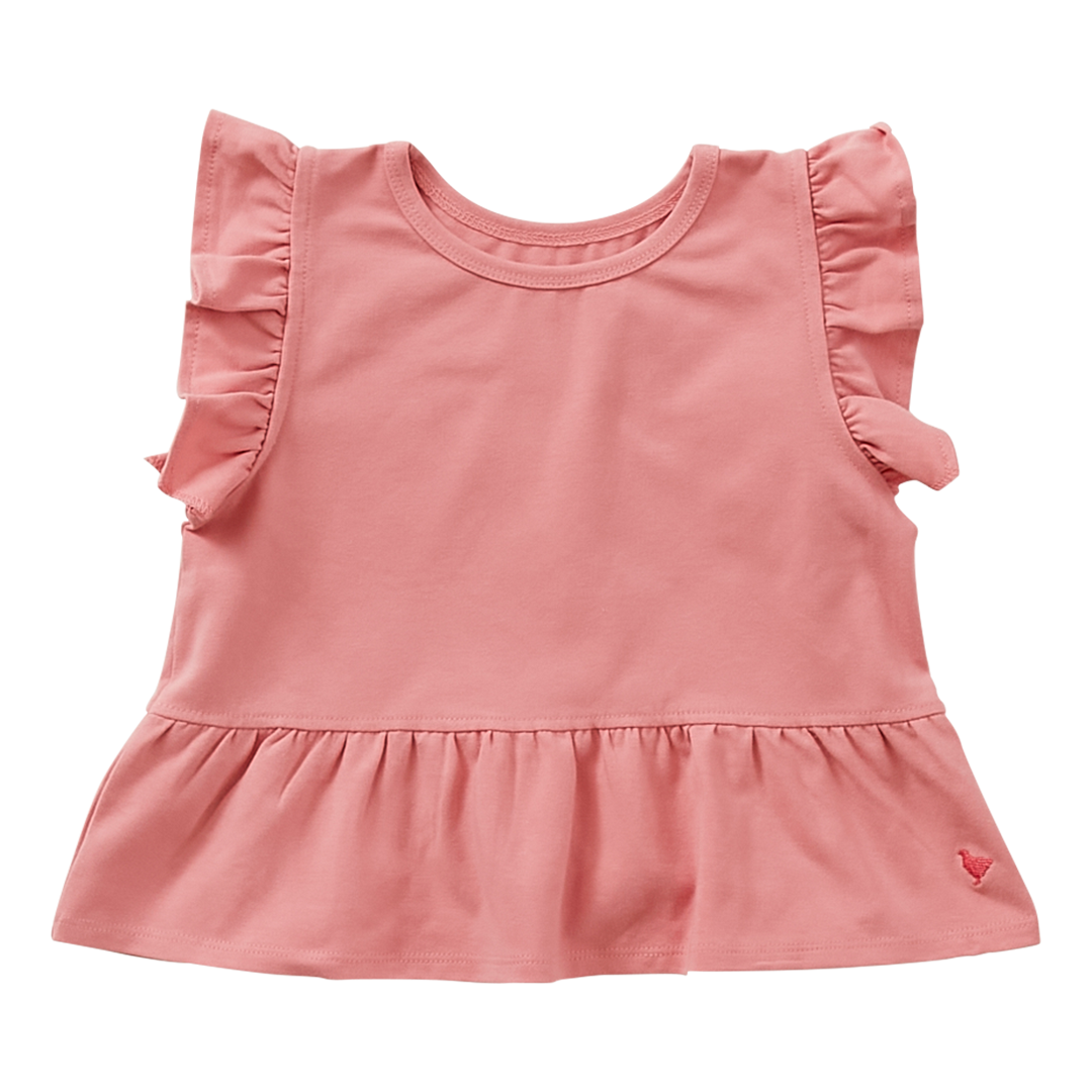 Organic Kit Top, Apricot