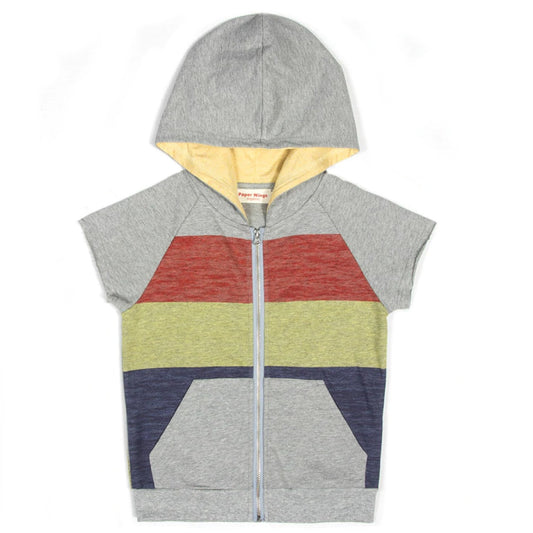 4 Shades French Terry Zip-up Tank Hoodie