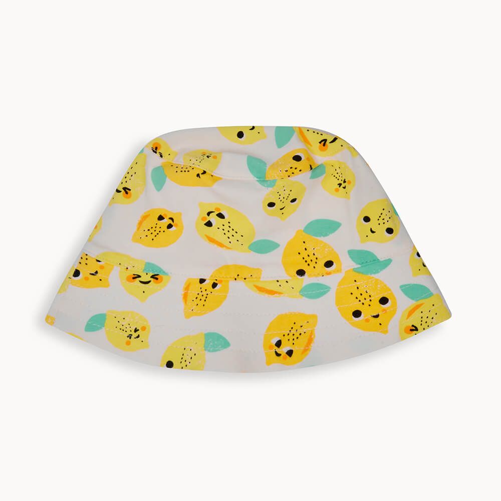Organic Cotton Lemons Bucket Hat