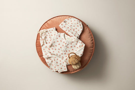 Drop Crotch Waffle Pants, Mushroom