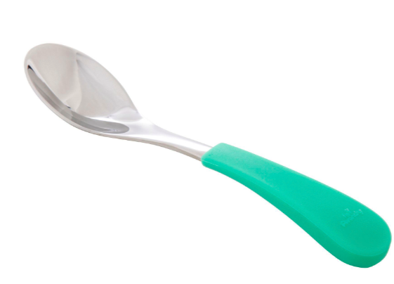 Stainless Steel & Silicone Baby Spoon 2 Pack