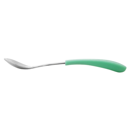 Stainless Steel Infant Spoons, Green 2 Pack