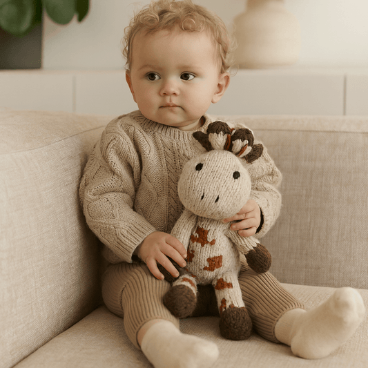 Wool Knit Buddy | Gerald the Giraffe