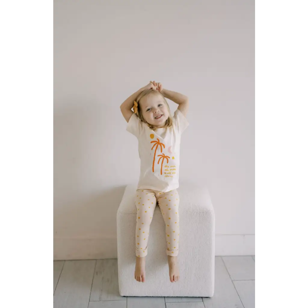 Sun, Moon Stars Organic Cotton Kids T-Shirt