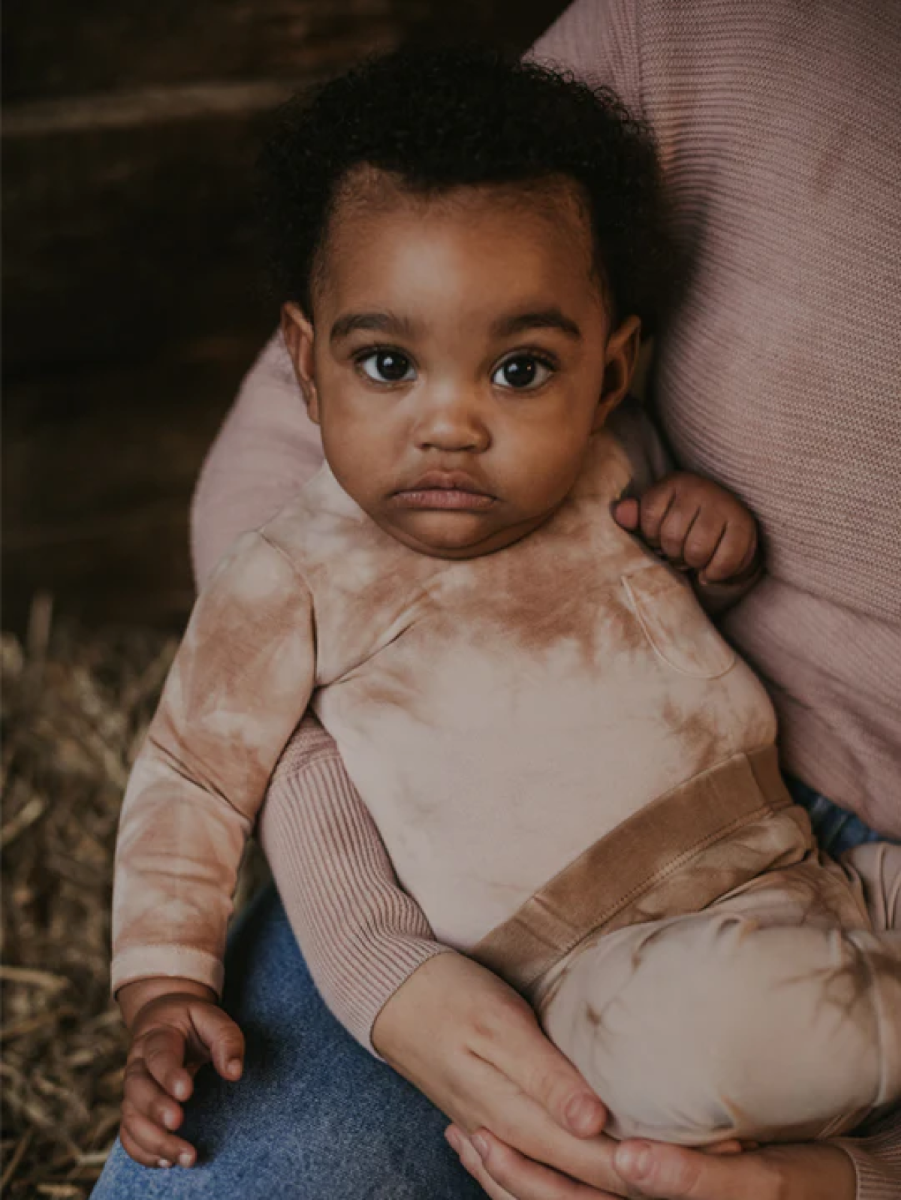 The Tie-Dye Bodysuit, Blush