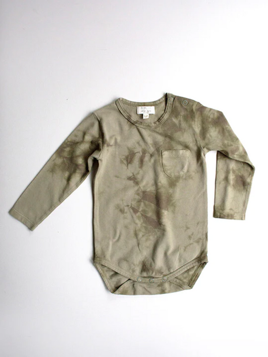 The Tie-Dye Bodysuit, Olive