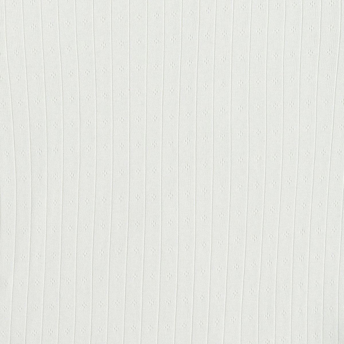 Vertical Striped Jacquard Ruffle Footie