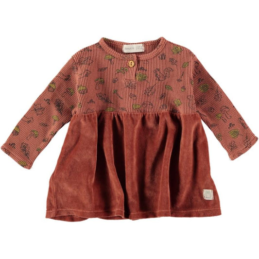 Waffle Knit Dress, Tile