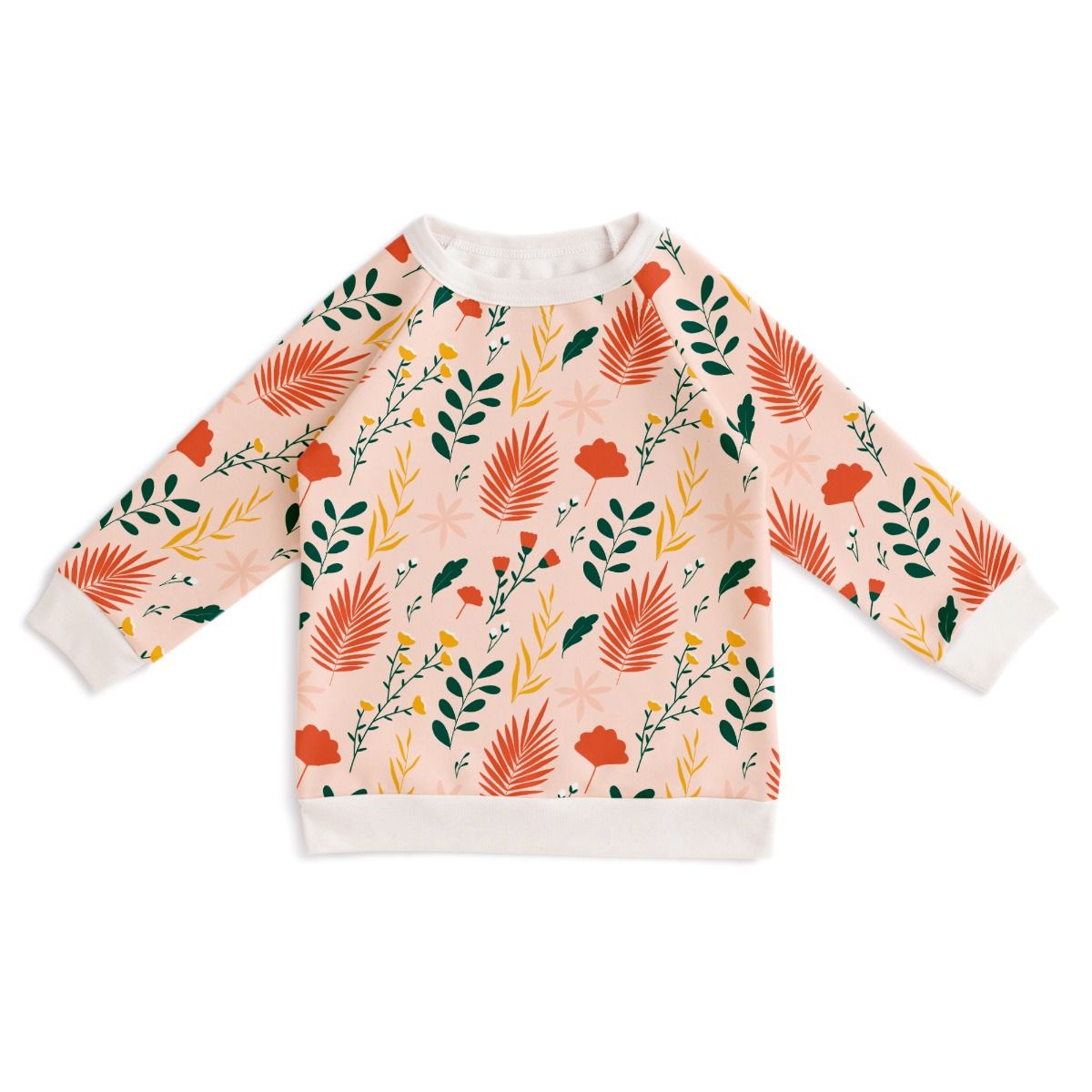 Sweatshirt, Garden Pink