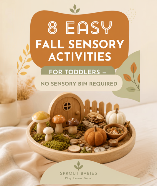 8 Easy Fall Sensory Activities for Toddlers Without a Sensory Bin