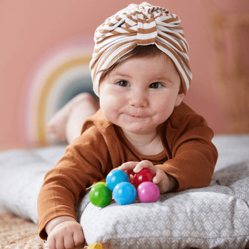 Baby with Haba Magica Toys