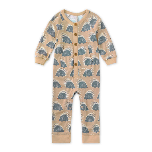 Bamboo Blend Kangaroo Romper - Chill Quill