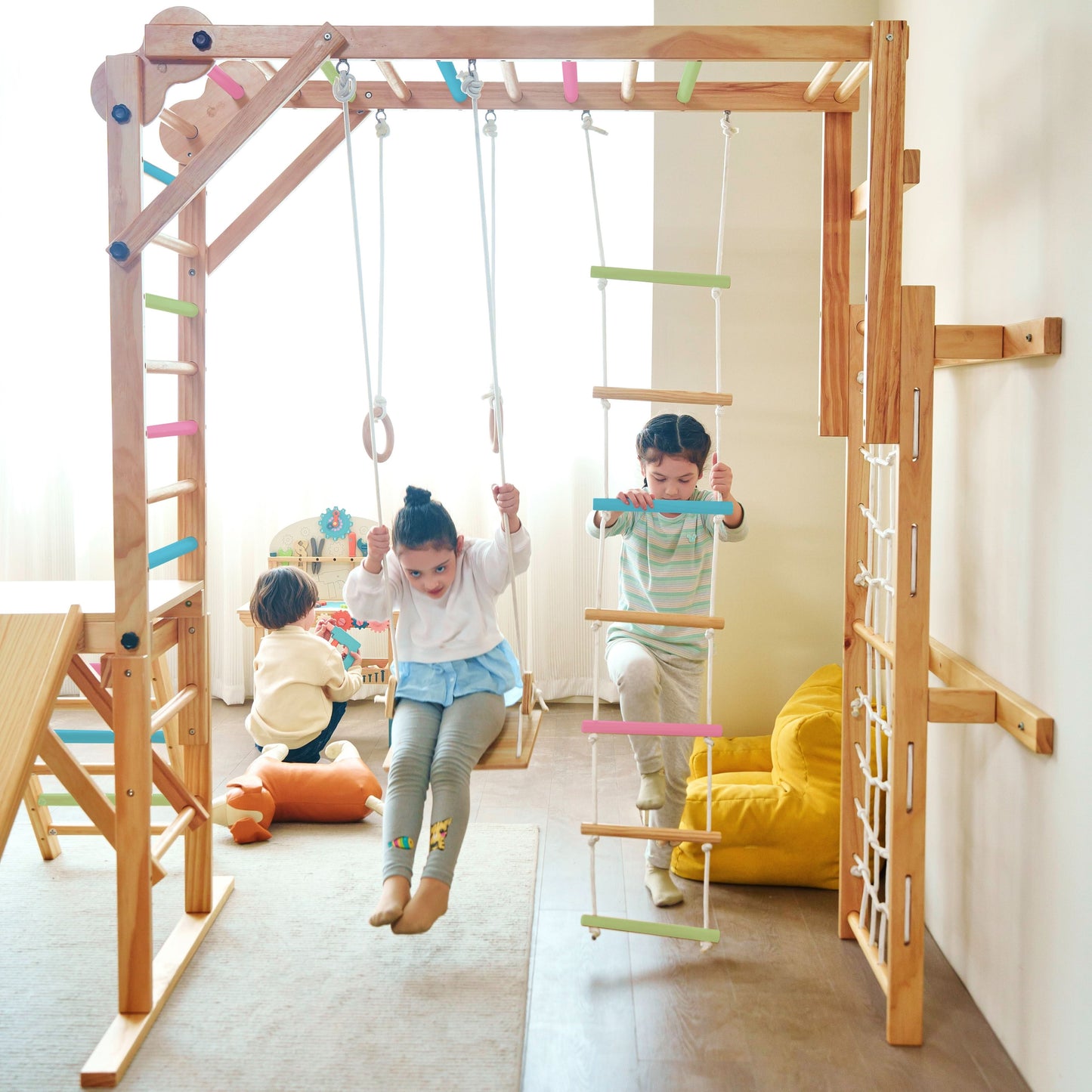 Grove | Foldable Jungle Gym - Wall Mounted - Color Bars
