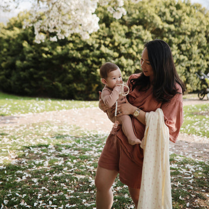 Organic Cotton Muslin Swaddle Blanket