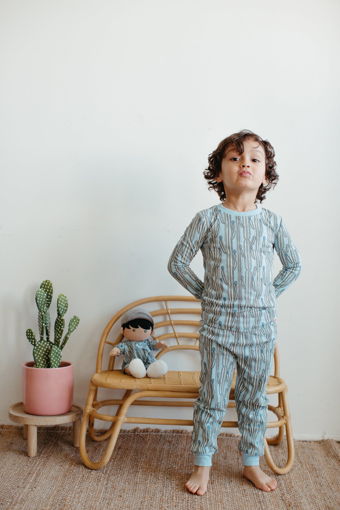 Bamboo Blend Pajamas - Blooming Saguaro