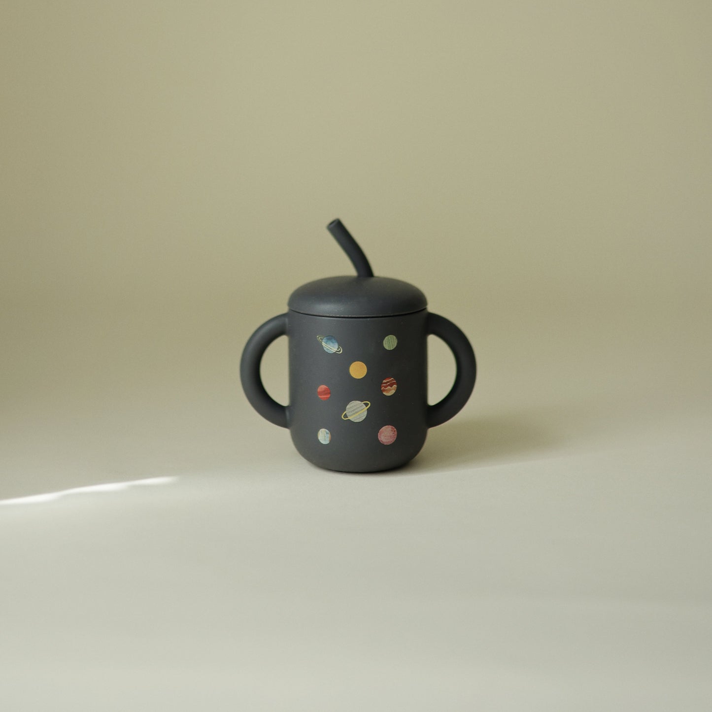 Silicone Training Cup + Straw