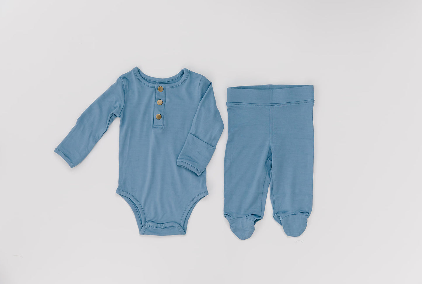 Buttery Soft, 2pc Baby Lounge Set, Blue