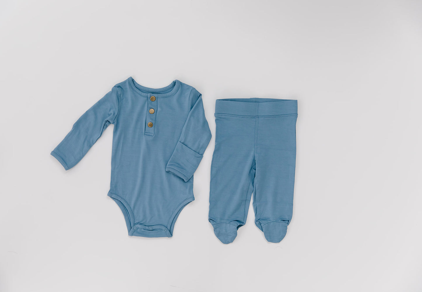 Buttery Soft, 2pc Baby Lounge Set, Blue