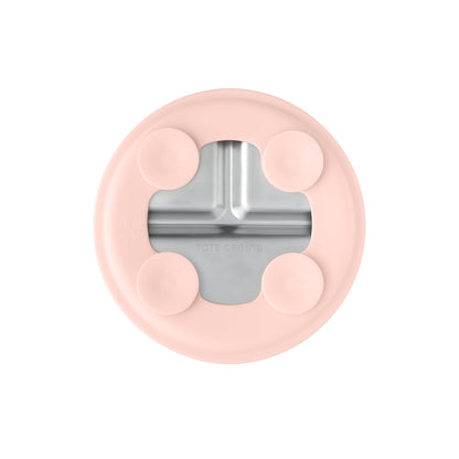 Stainless Steel Suction Plate Set of 2 (Tofu & Pearl Blush)