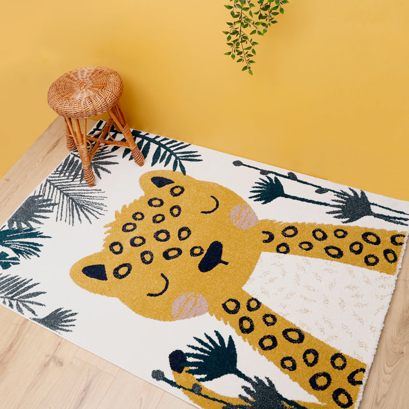 SÖREN children's rug leopard