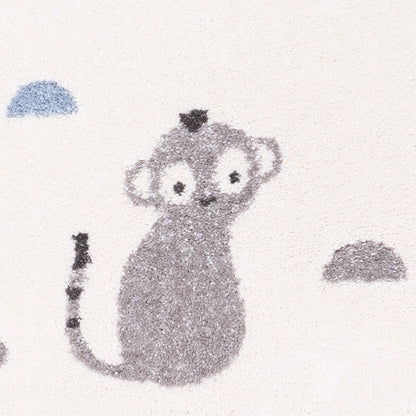 LITTLE WILD MONKEY HONEY M children's rug