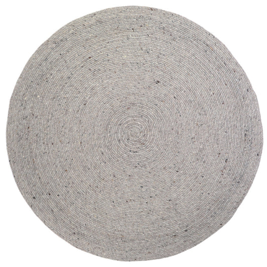 NEETHU GREY M felted wool rug