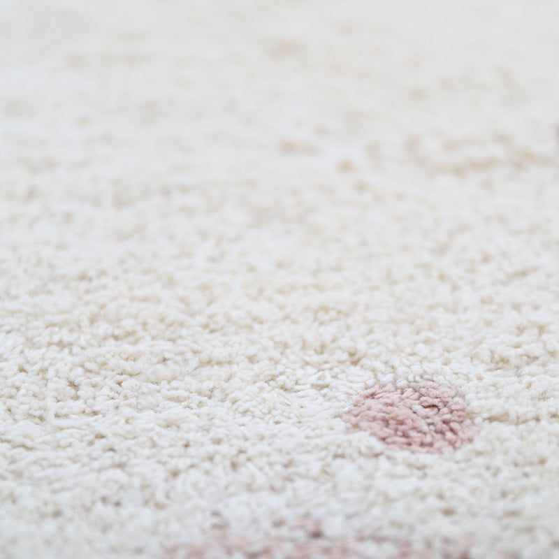 MALLEN round children's rug with polka dots