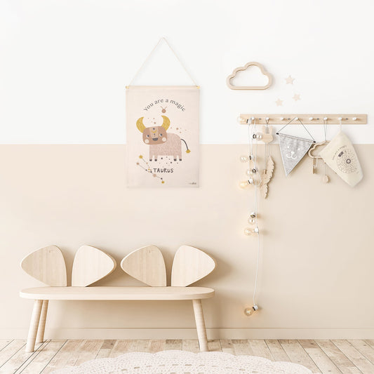 LITTLE TAURUS children's wall decoration zodiac sign taurus