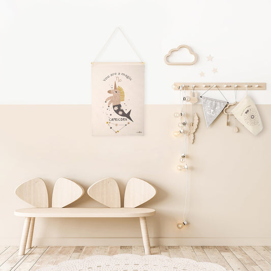 LITTLE CAPRICORN children's wall decoration zodiac sign capricorn