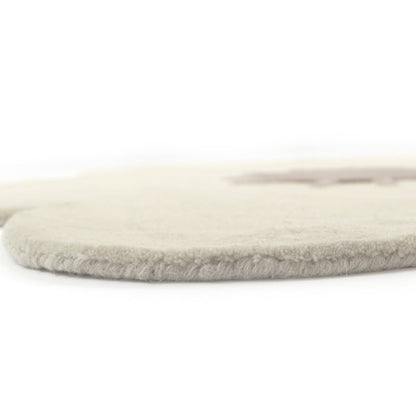 DAISY children's rug with flower shape