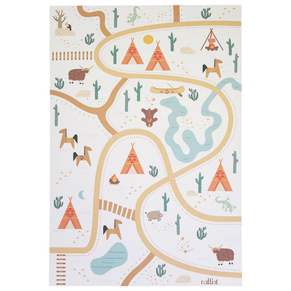SUPER WESTERN recyclable vinyl playmat