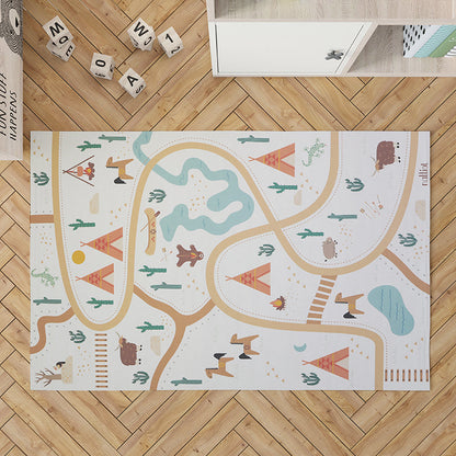 SUPER WESTERN recyclable vinyl playmat