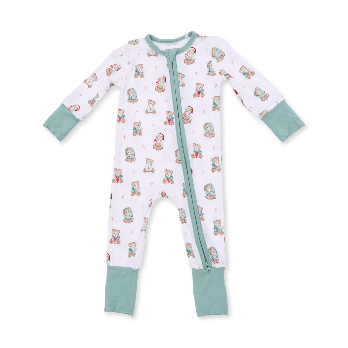 Christmas Teddy Bears Uni - Bamboo - Convertible Romper