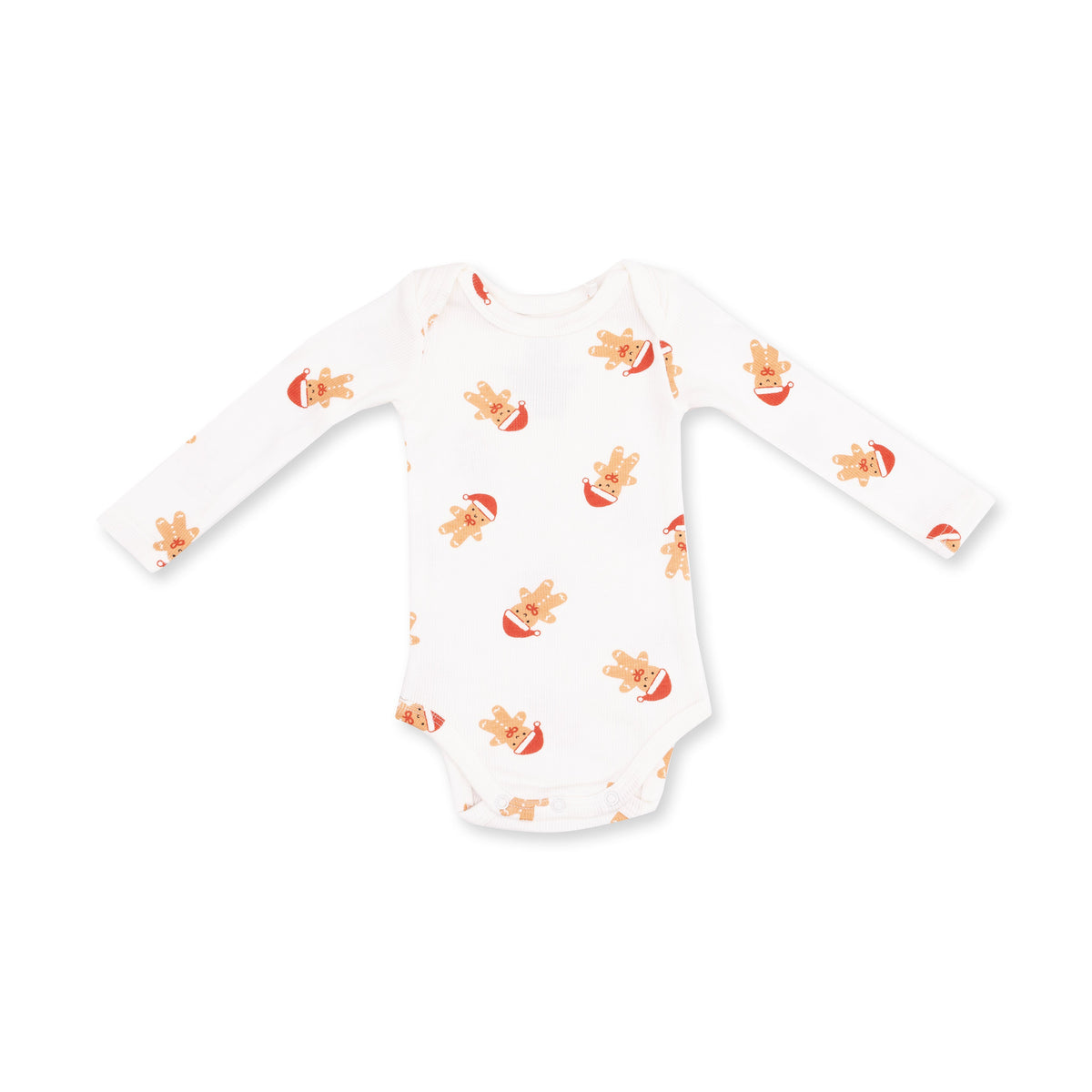 Simple Gingerbread - Ribbed - Long Sleeve Bodysuit