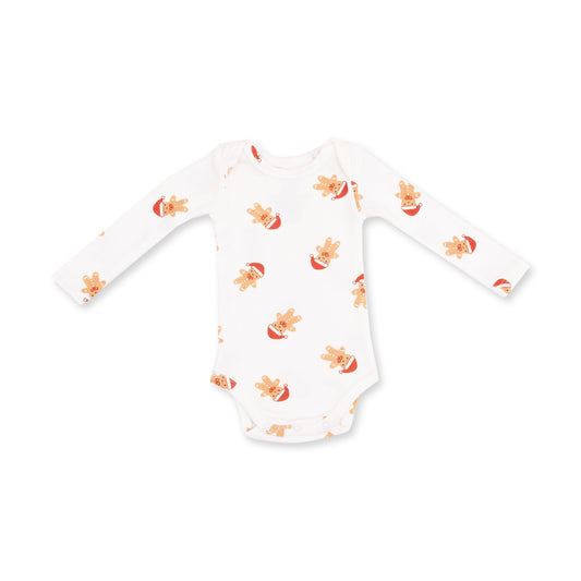 Simple Gingerbread - Ribbed - Long Sleeve Bodysuit