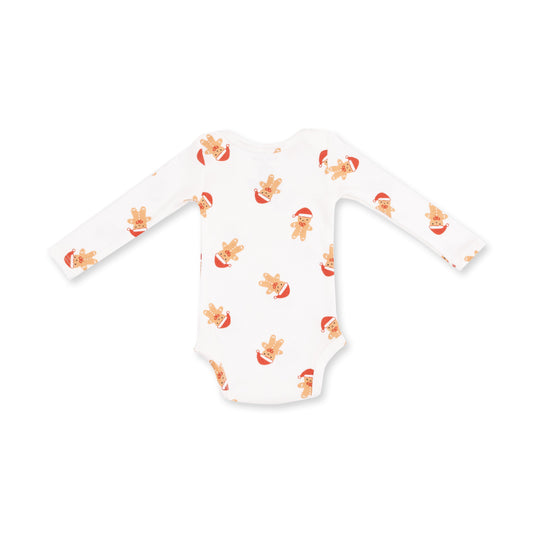 Simple Gingerbread - Ribbed - Long Sleeve Bodysuit
