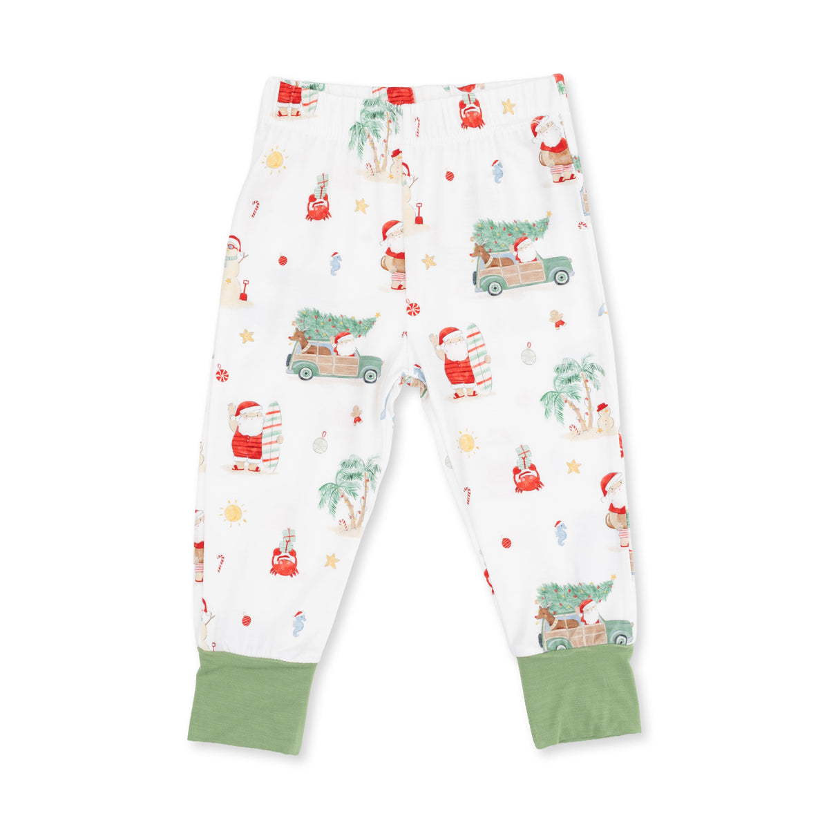 Beach Christmas - Bamboo - Long Sleeve Loungewear Set