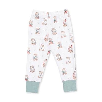 Christmas Teddy Bears Uni - Bamboo - Long Sleeve Loungewear Set