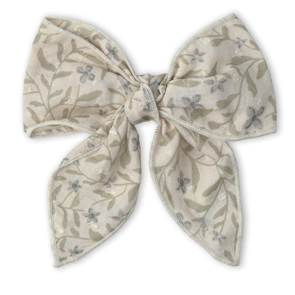Organic Hair Bow Clip - Bluebelle