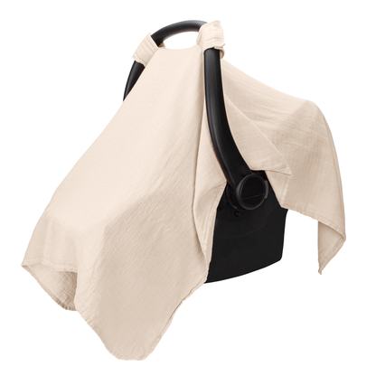 Baby Car Seat Cover in Sand