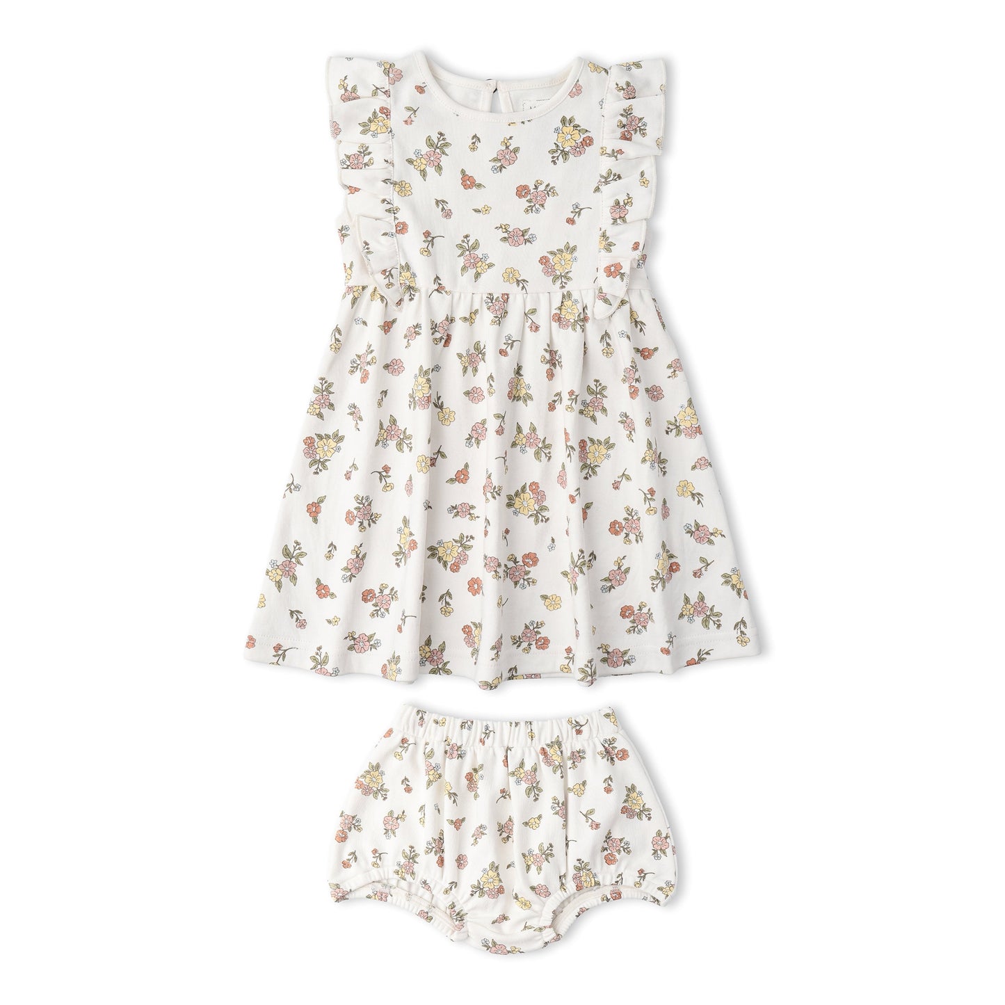 Organic Flutter Dress - Meadow