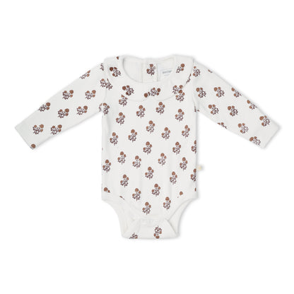 Organic Ruffle Collar Onesie & Pants Set - Loom